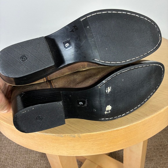 Masterson Boot Co. Leather Cowboy Heeled Western Boots Women's 6 Boho Retro - Picture 6 of 9